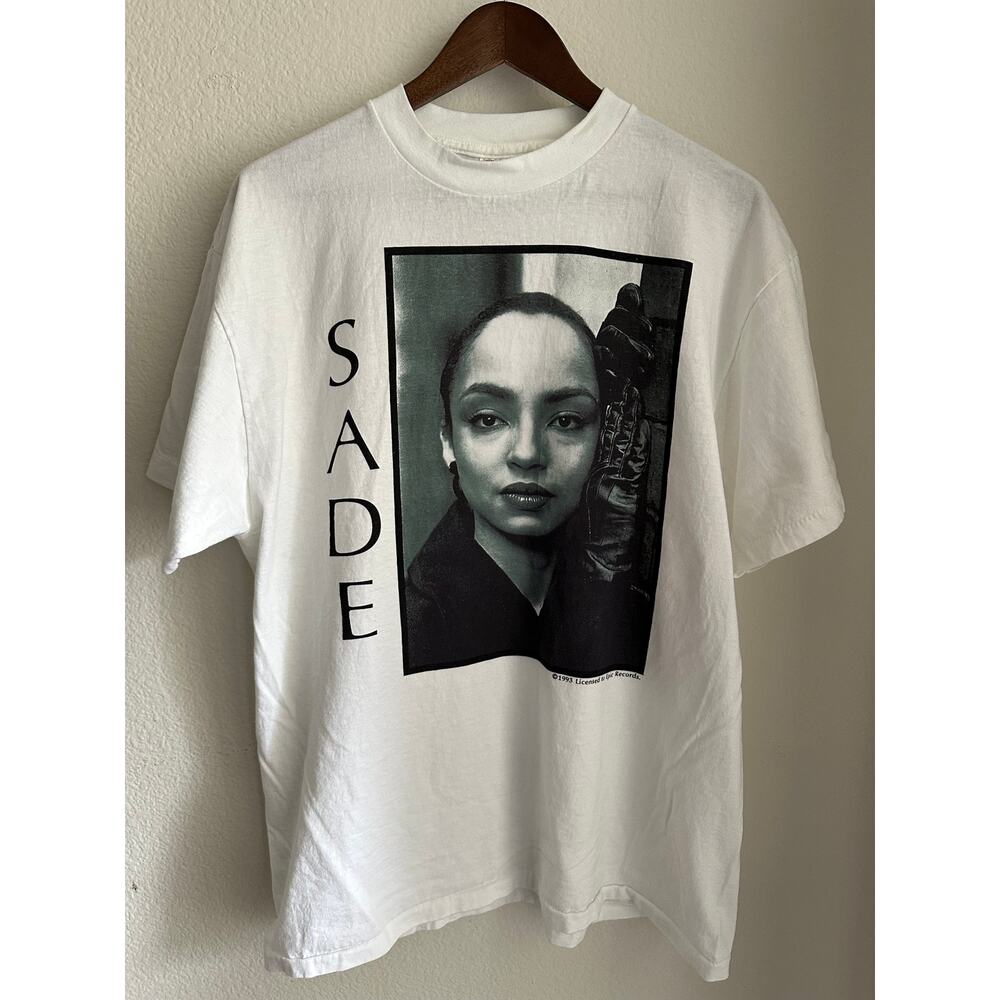 Sade "World Tour '93" Vintage Reprint T-Shirt Screen Starts